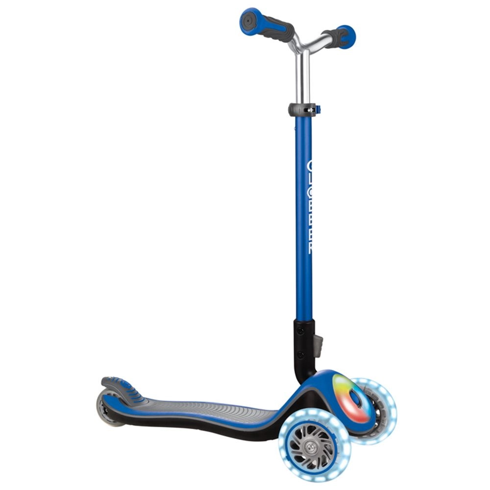 Elite Prime 3-Wheel Kick Scooter – 125mm LED Foldable