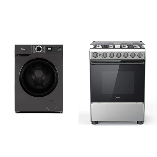 Midea 8KG Front Load Washing Machine, 60x60cm Freestanding Cooker