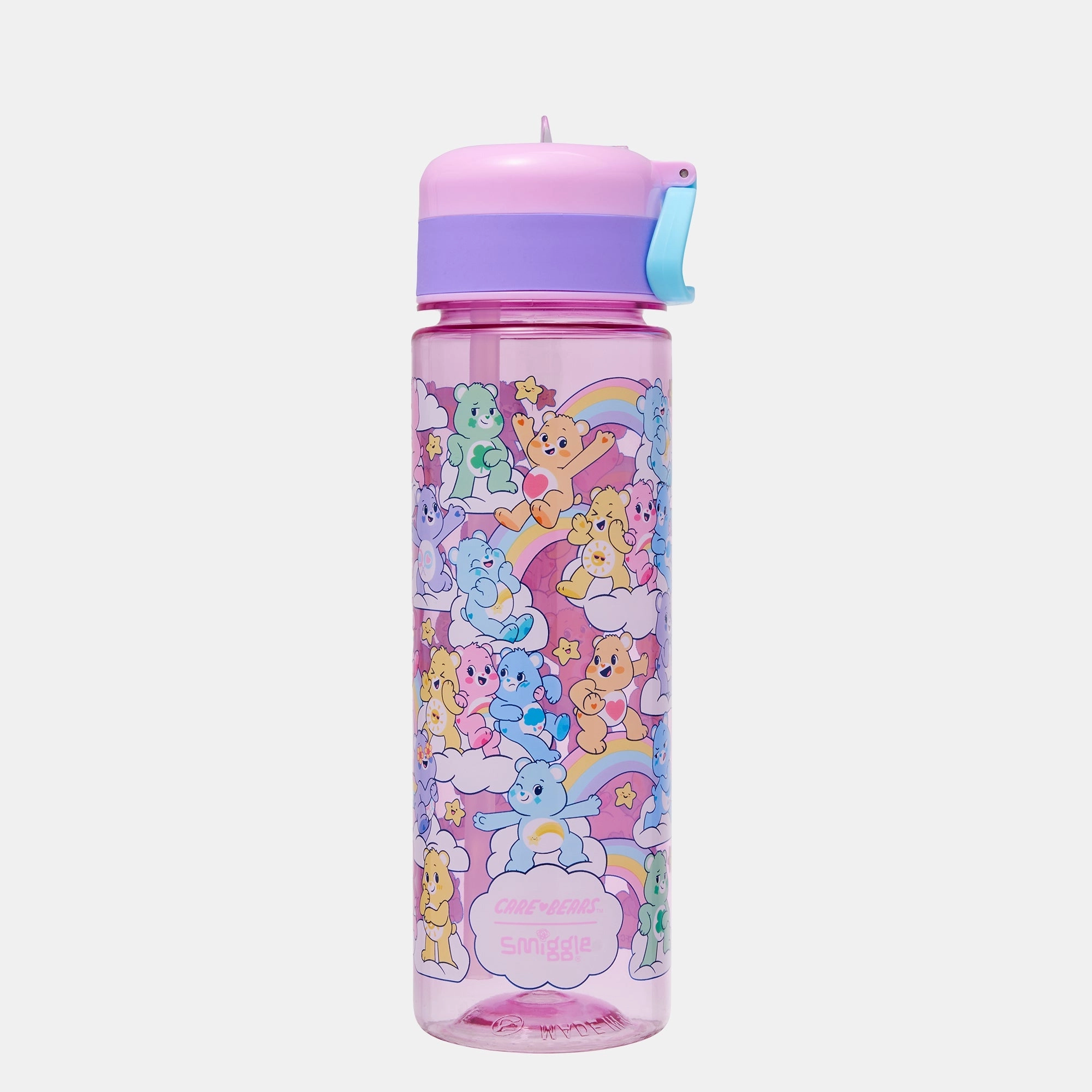 Smiggle Care Bears Water Bottle 650 ml - Flip spout
