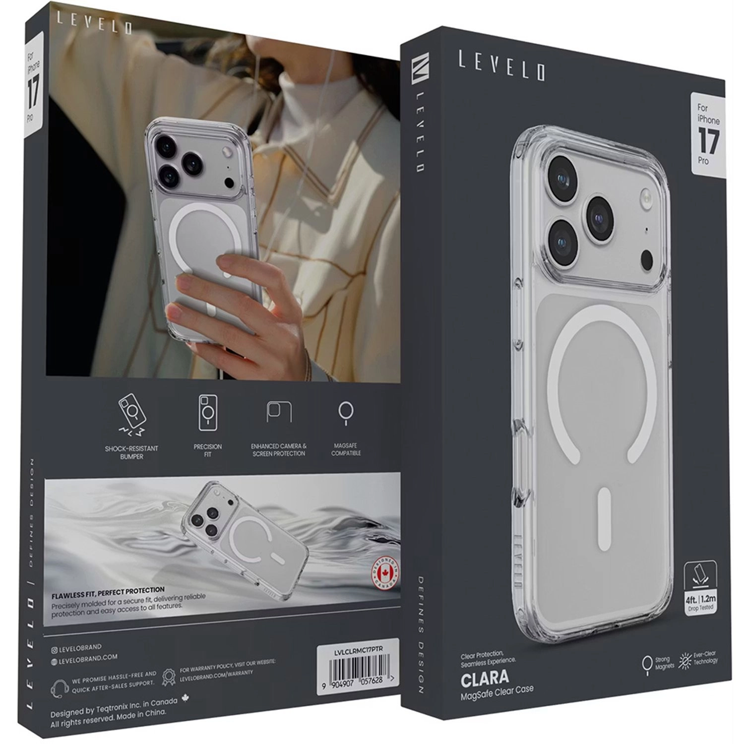 Clara Clear Case with MagSafe for iPhone 17 Pro