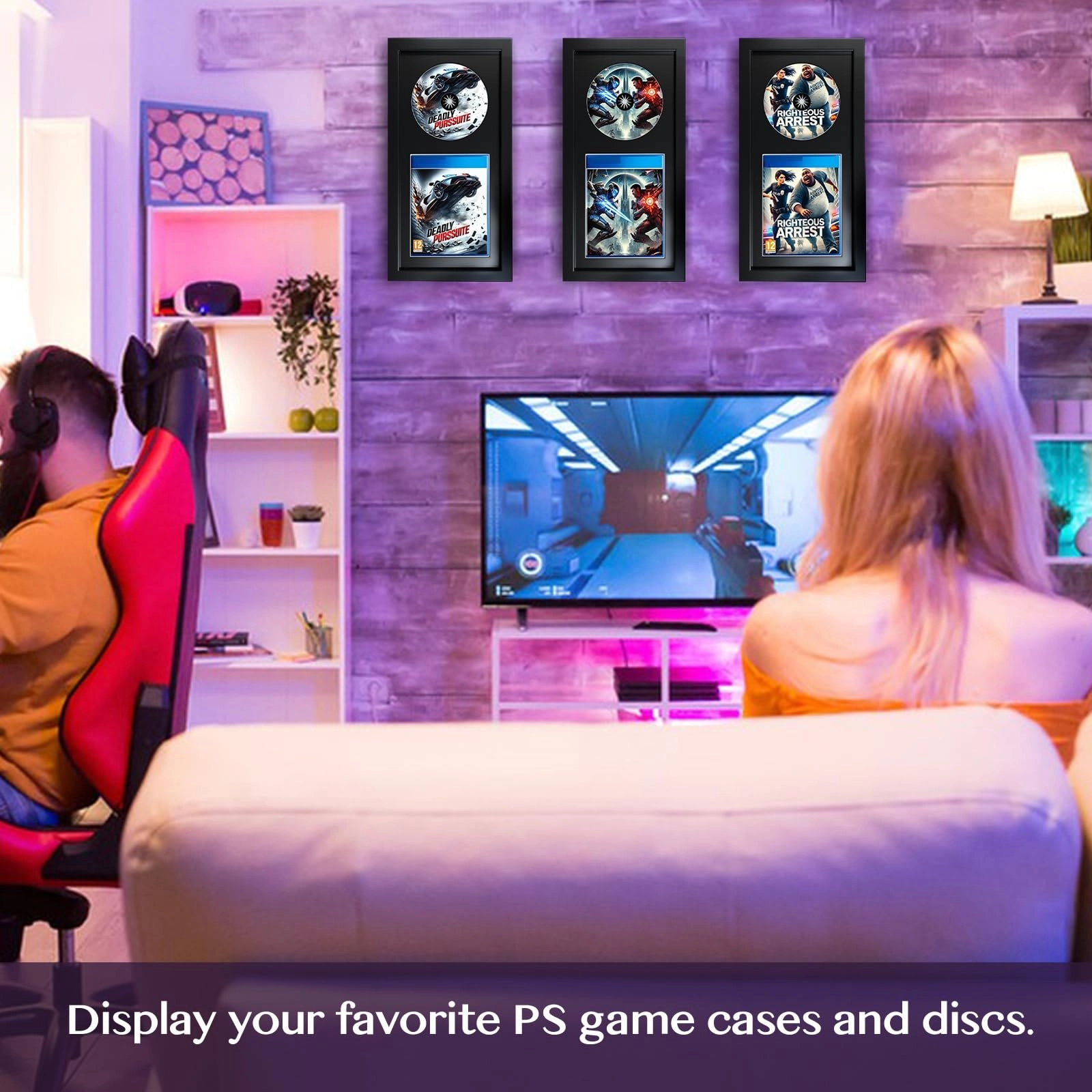 Video Game Display Frame - PS5 PS4 PS3