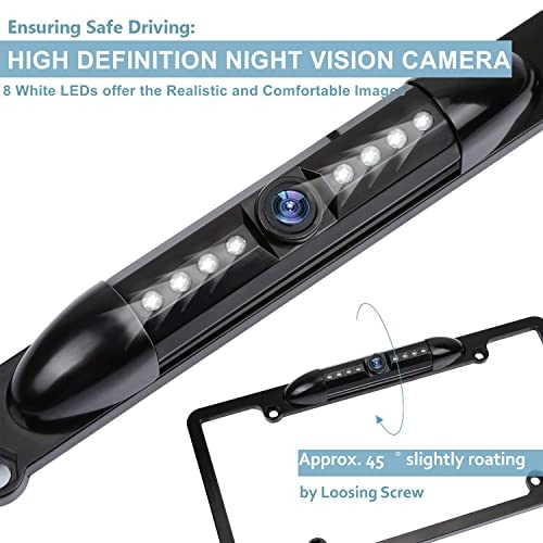 License Plate Frame Backup Camera - Night vision
