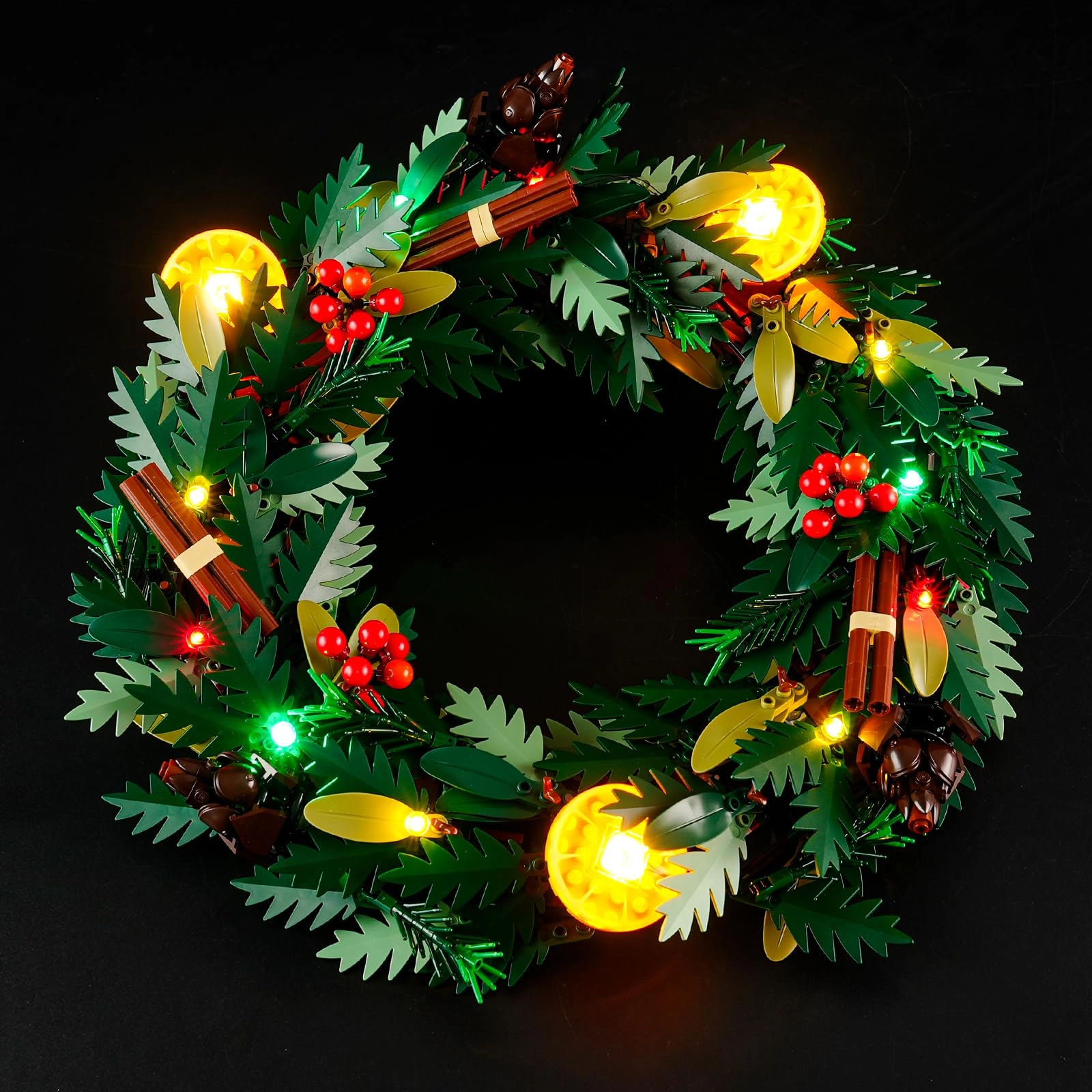 Mililier LED Light Kit for Lego 10340 Icons Wreath