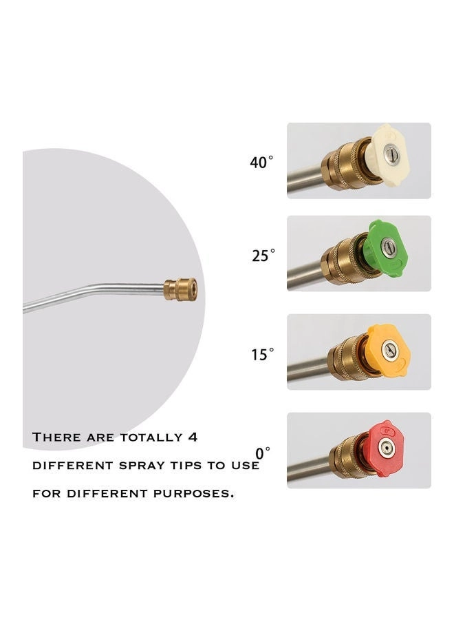 High Pressure Car Wash Jet Lance - Karcher K Series 4 Nozzle Tips