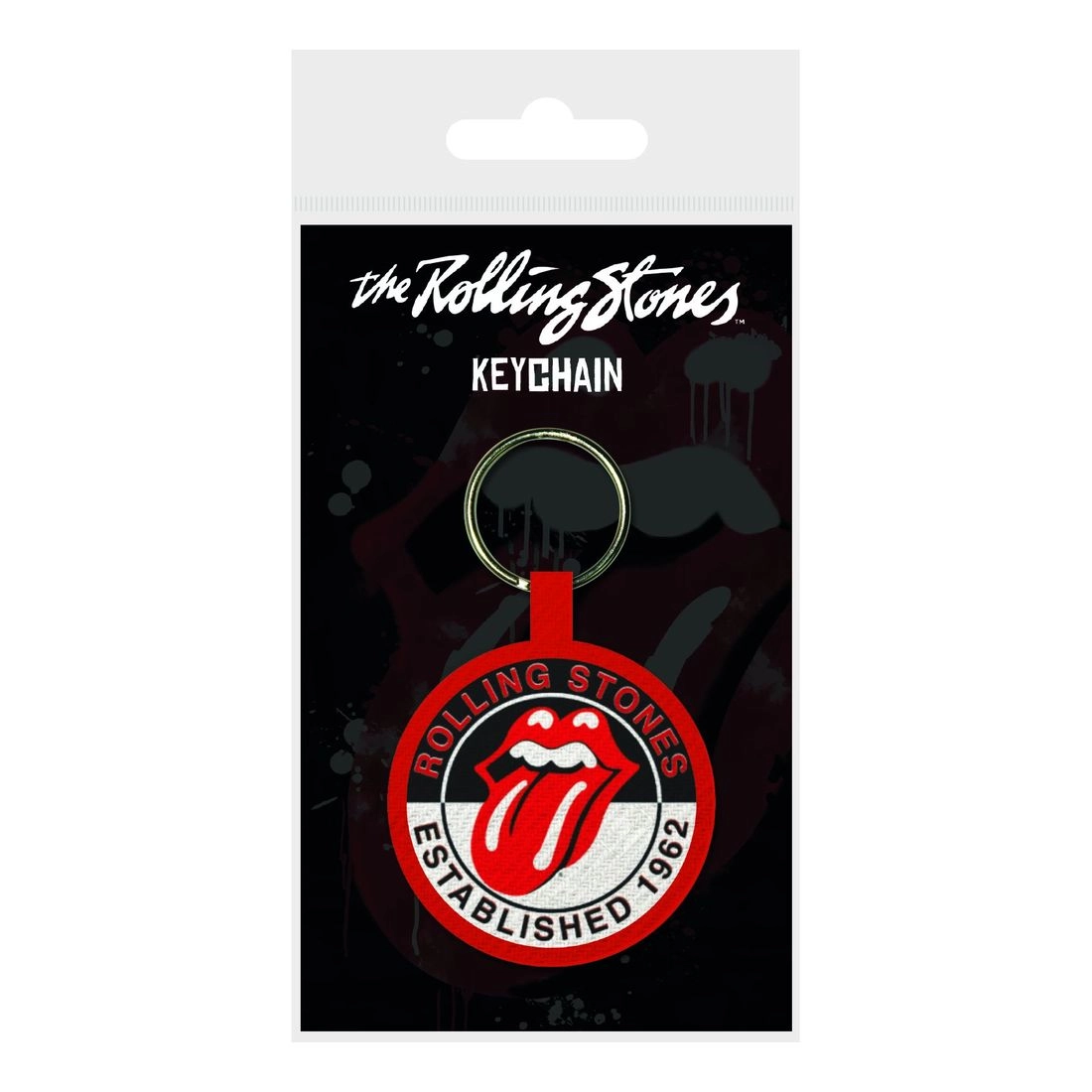 PYRAMID POSTERS The Rolling Stones Keychain - The Rolling Stones Est 1962 Woven