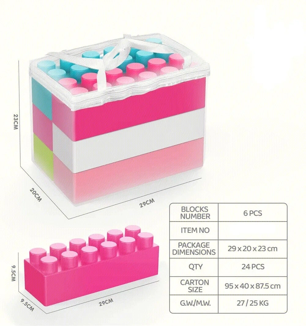 Large DIY Educational Building Blocks - 18pcs