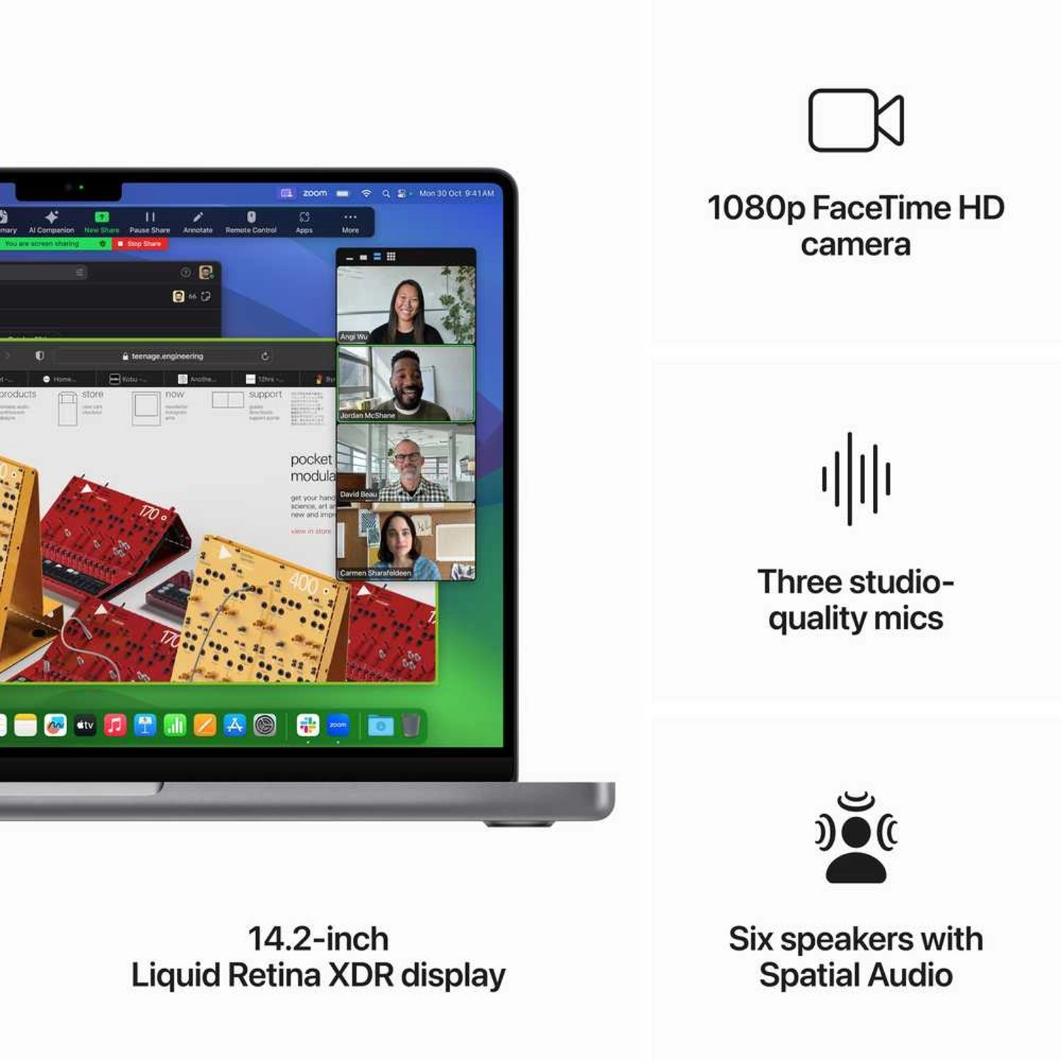 MacBook Pro - 14 inch 512 GB 8 GB M3 chip with 8‑core CPU, 10‑core GPU