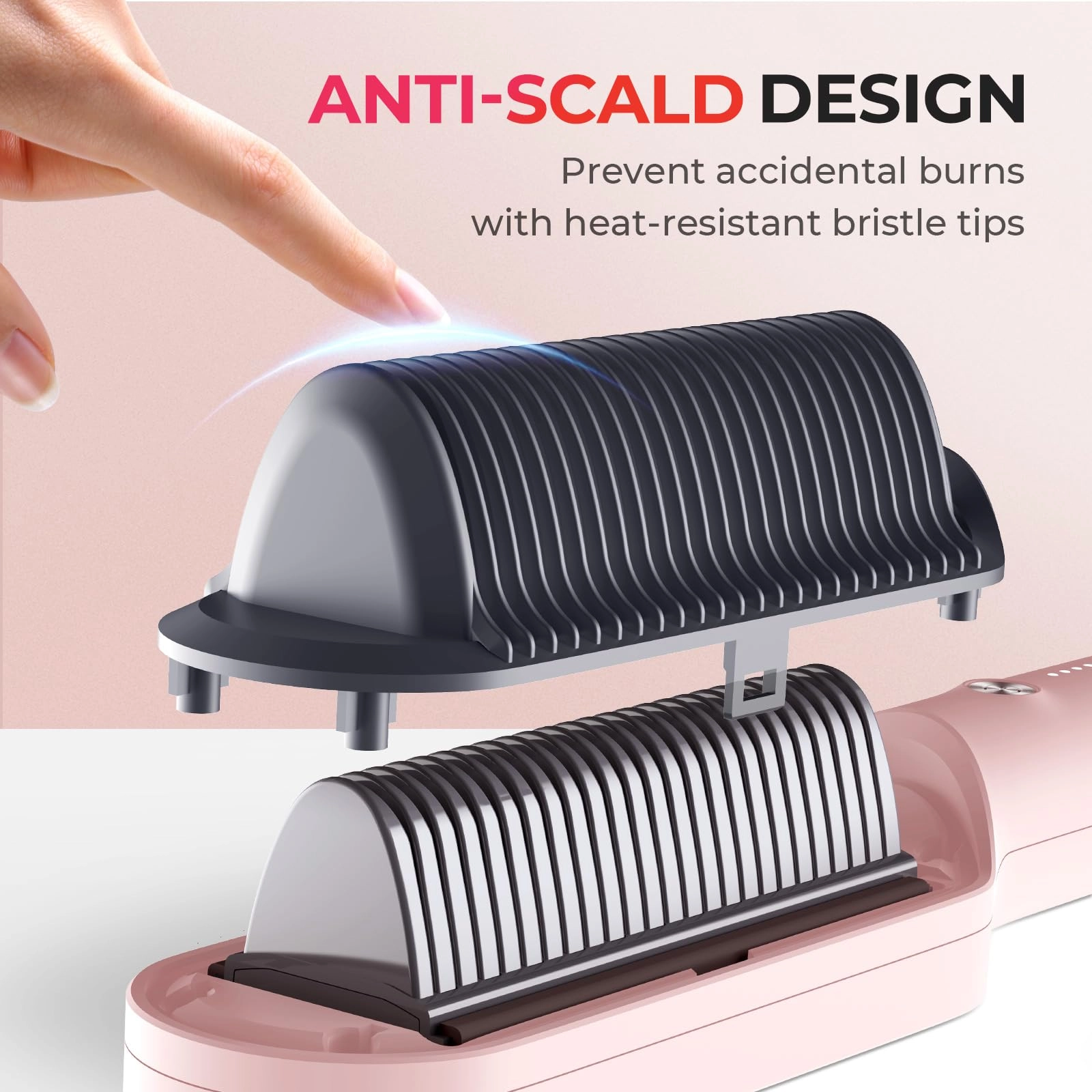 Ring Hair Straightener Brush