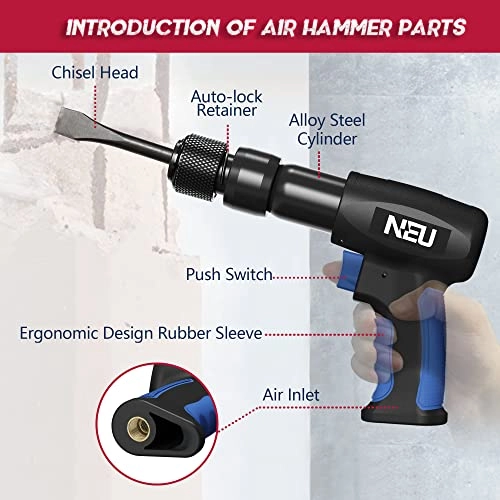 Air hammer - 190mm 3500bpm