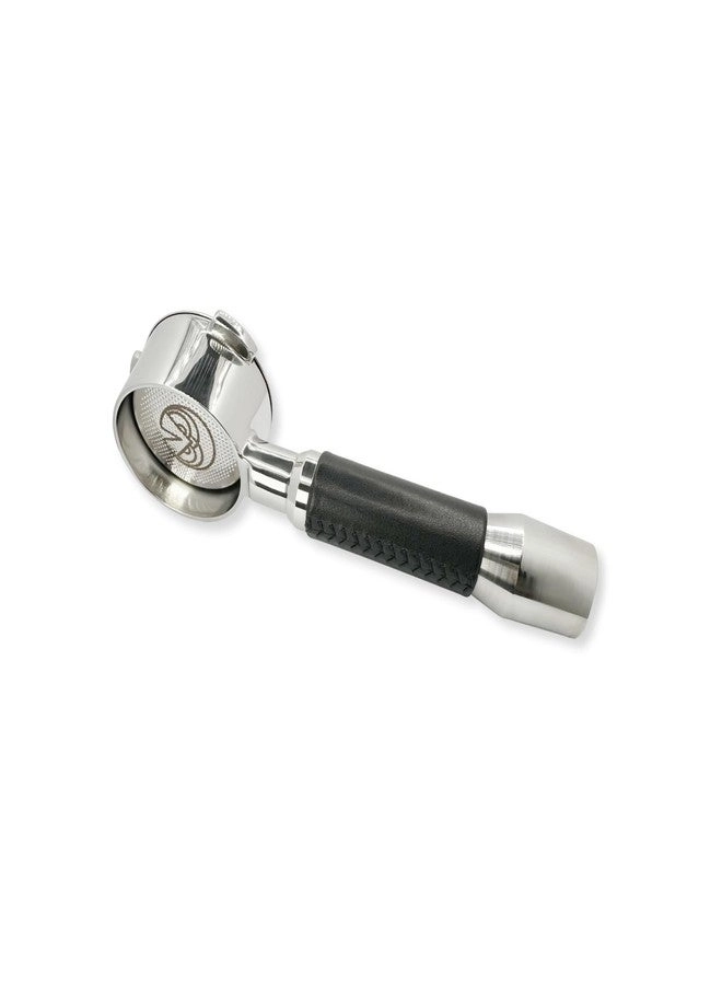 Bottomless Portafilter - 54mm leather handle Convex Filter Basket Kit