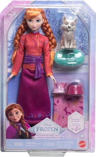 Anna Fashion Doll - 4 Accessories + Wolf Cub Figure