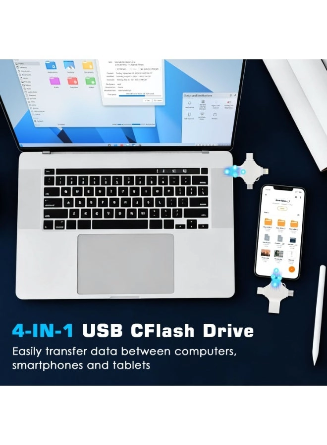 USB Flash Drive - USB 3.0 4-in-1