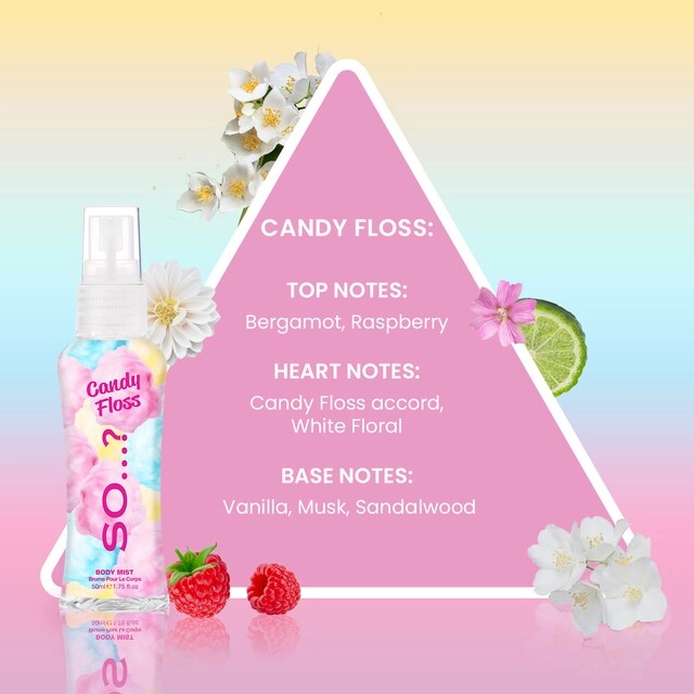 Womens Mini Mist - Pink Grapefruit Vanilla Candy Floss Sweet Pea 4 piece(s)