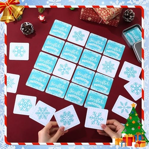 Christmas Snowflake Memory Matching Game - 52 Pcs 12 years and up Abkhazian