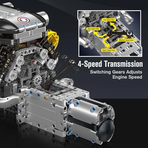 V12 4-Speed Transmission Engine (10202)