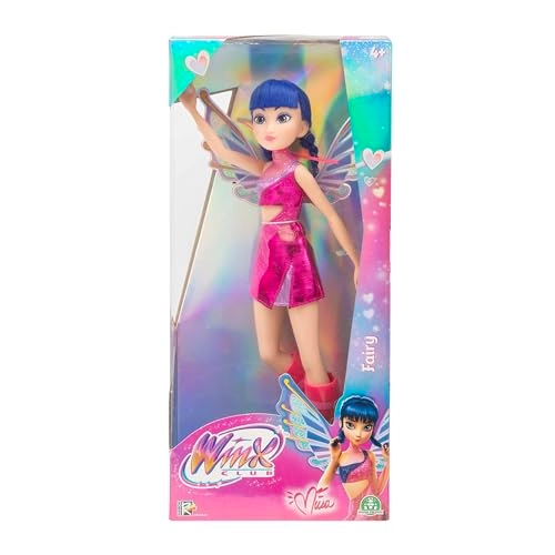 Musa Fairy Doll - Glitter Wings Articulated Joints Ages 4+