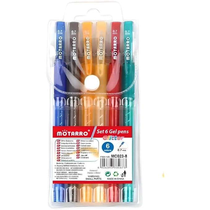 Gel Pens - 6 Pieces 0.7mm