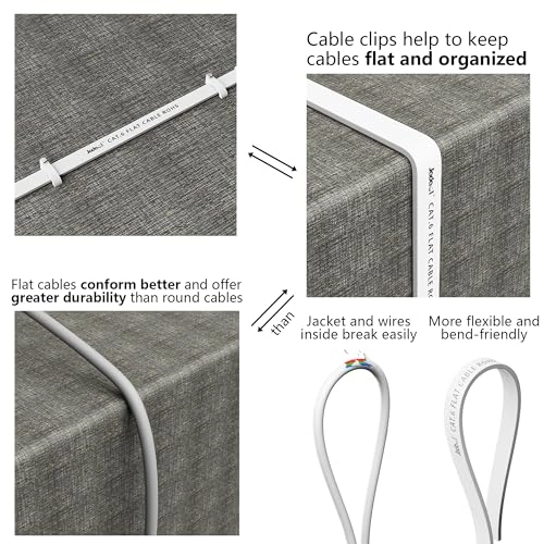 Cat 6 Ethernet Cable - 10ft Pack