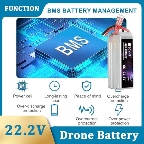 6S Drone Battery - 7200mAh 6800mAh 6500mAh