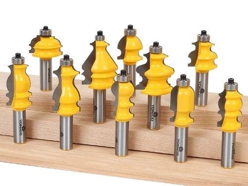Architectural Molding Router Bits - 1/2-Inch 10 Bit