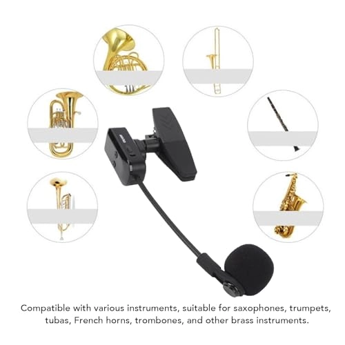 Wireless Saxophone Microphone System - 1 2.4G