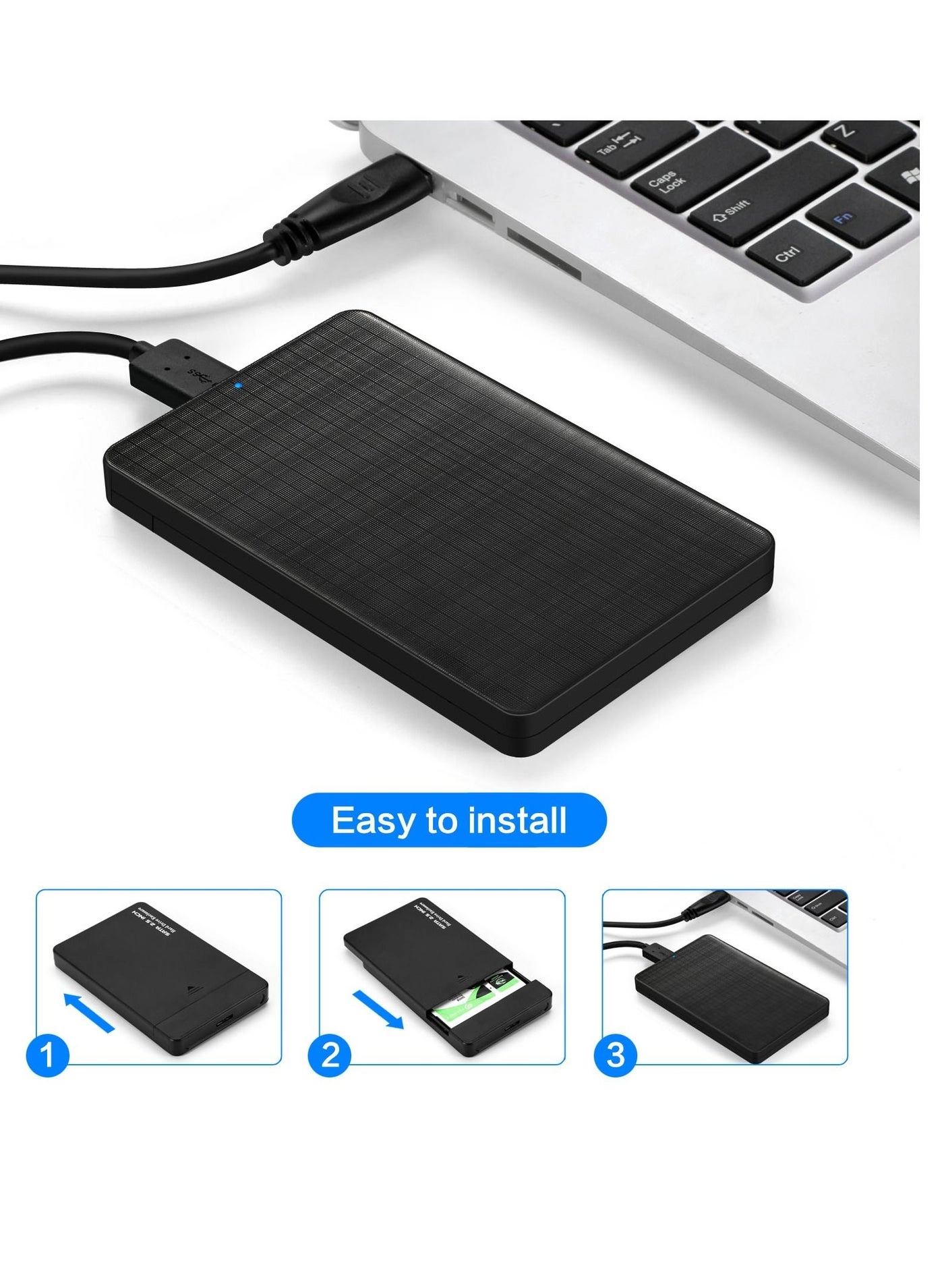 Transparent HDD Case