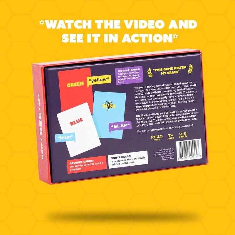 Don’t BEE Last - Card Game