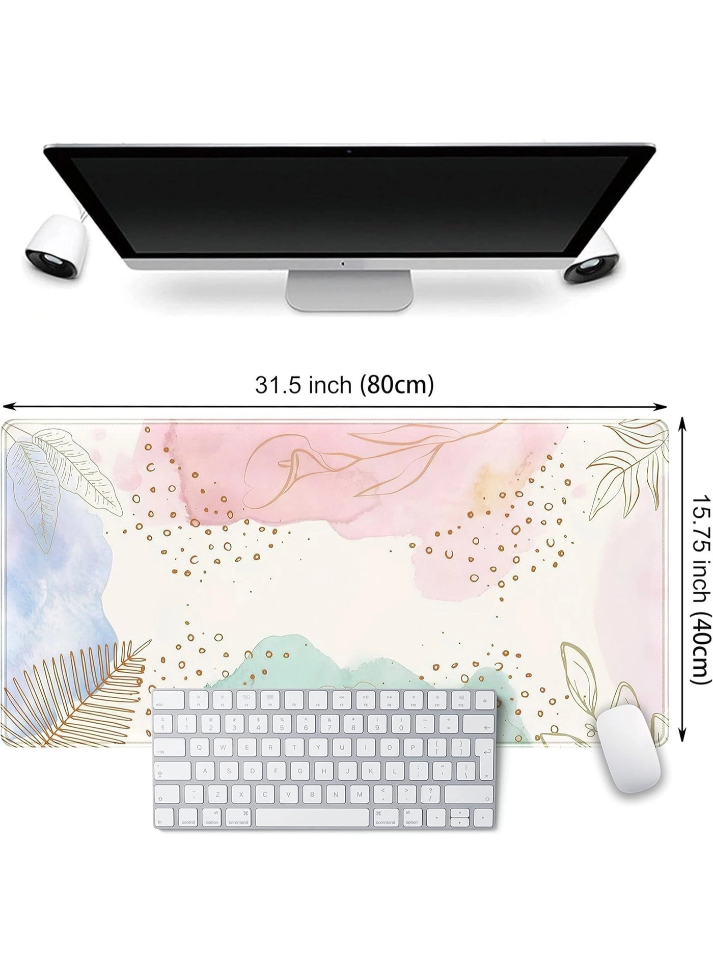 Boho Lycra Gaming Mouse Pad - 80x40 cm