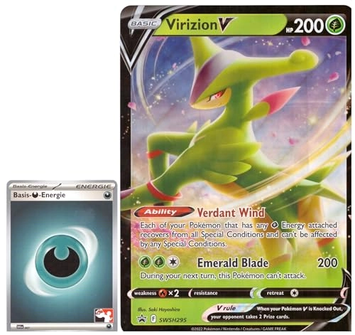 (Like New) PKM Virizion V SWSH295 - English