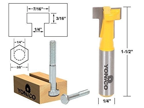 T Track T Slot Router Bit