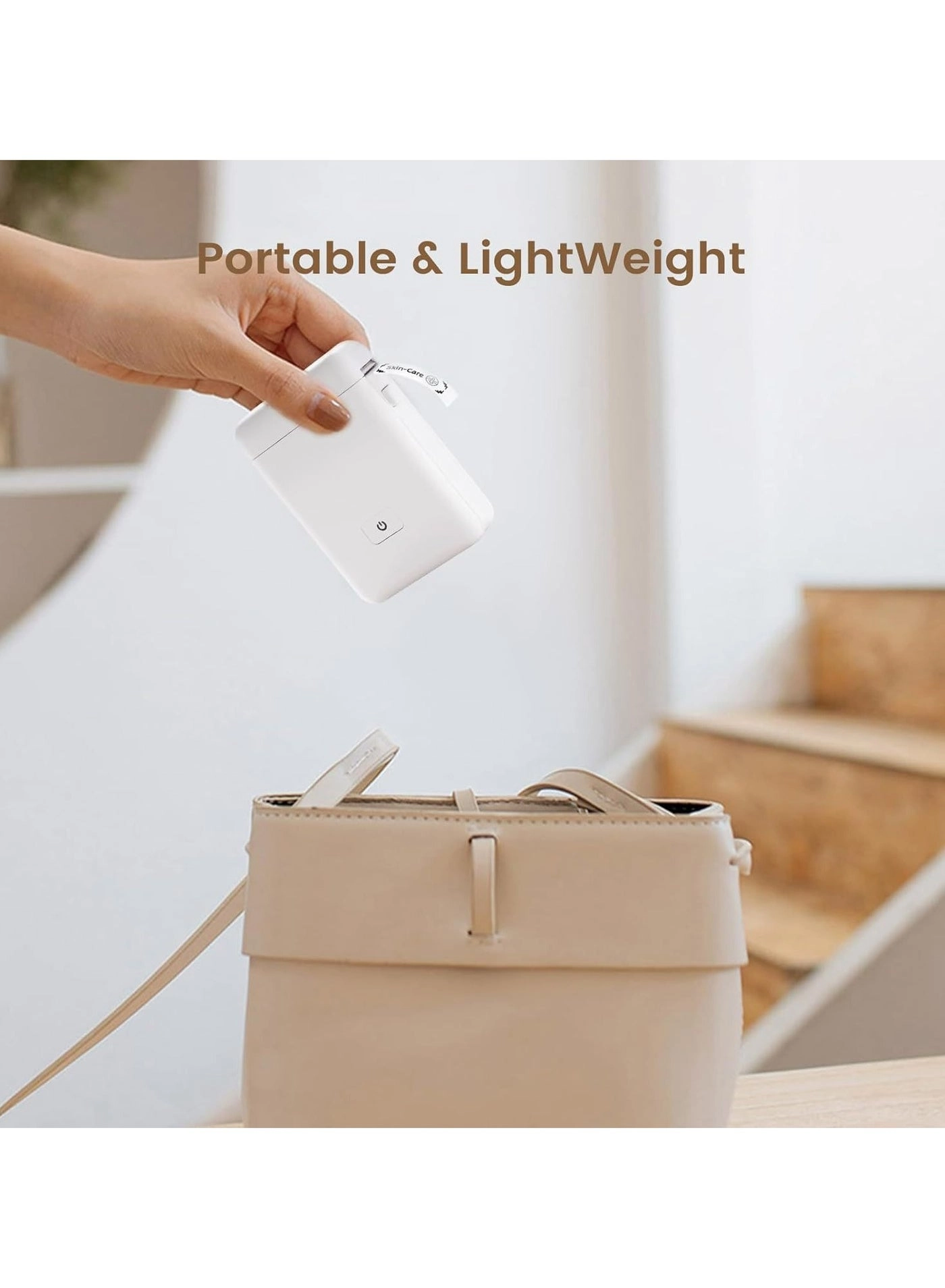 Bluetooth Mini Label Printer - Inkless Thermal 30mm