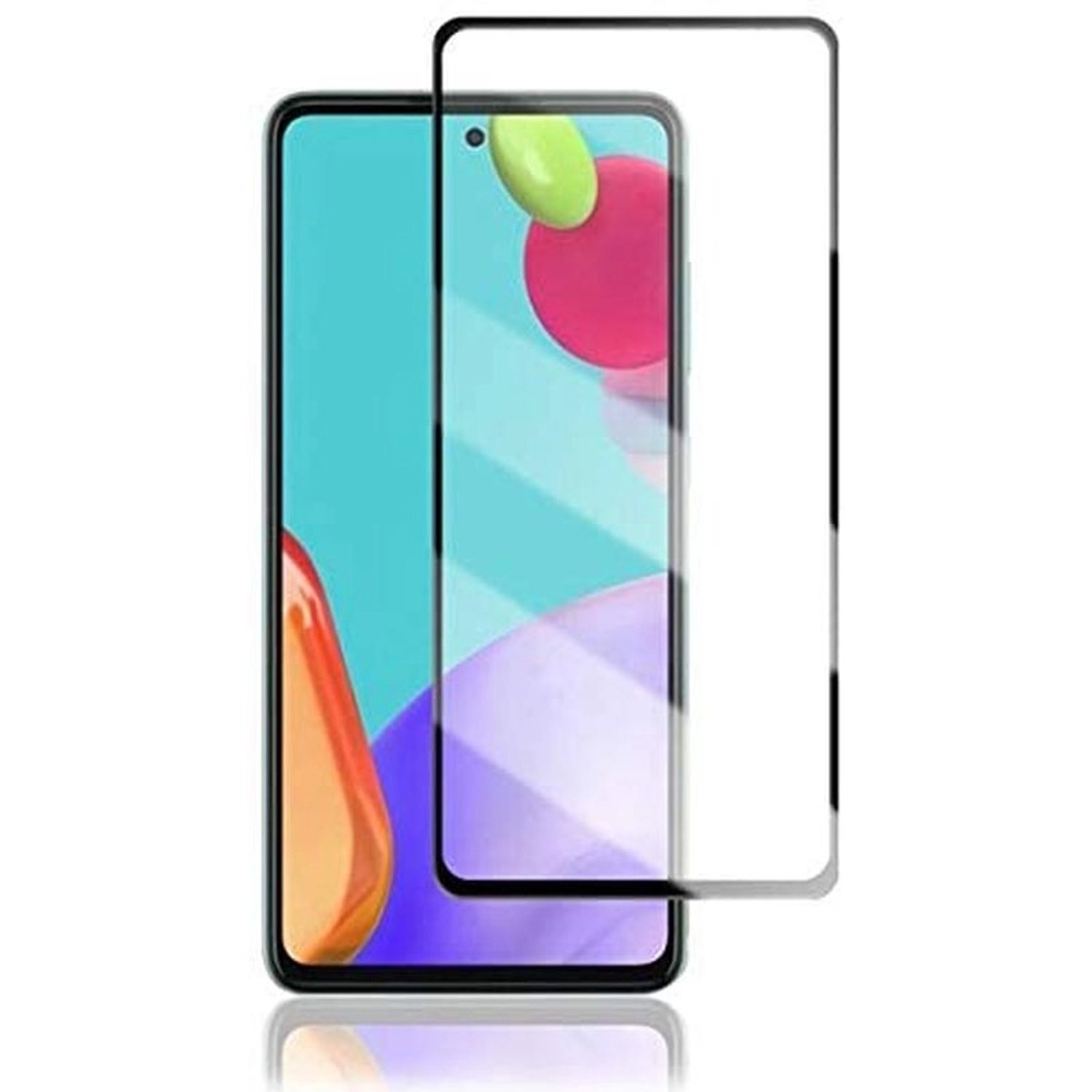 Inet Clear Tempered Glass Screen Protector + Back Protector for Samsung Galaxy A52