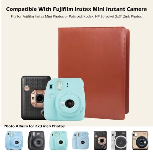 Fujifilm Instax Mini 400 Pockets Vegan Leather Photo Album