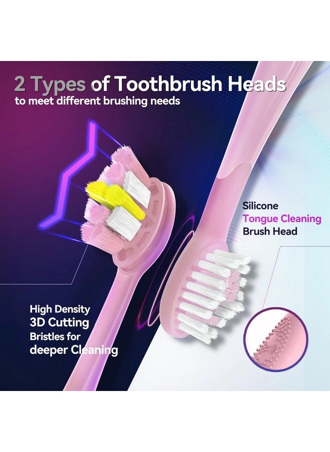 SG-2753 - Ultrasonic Rechargeable 8 Brush Heads 5 Modes