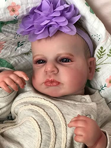 Loulou Reborn Baby Doll - 19 Inch Awake