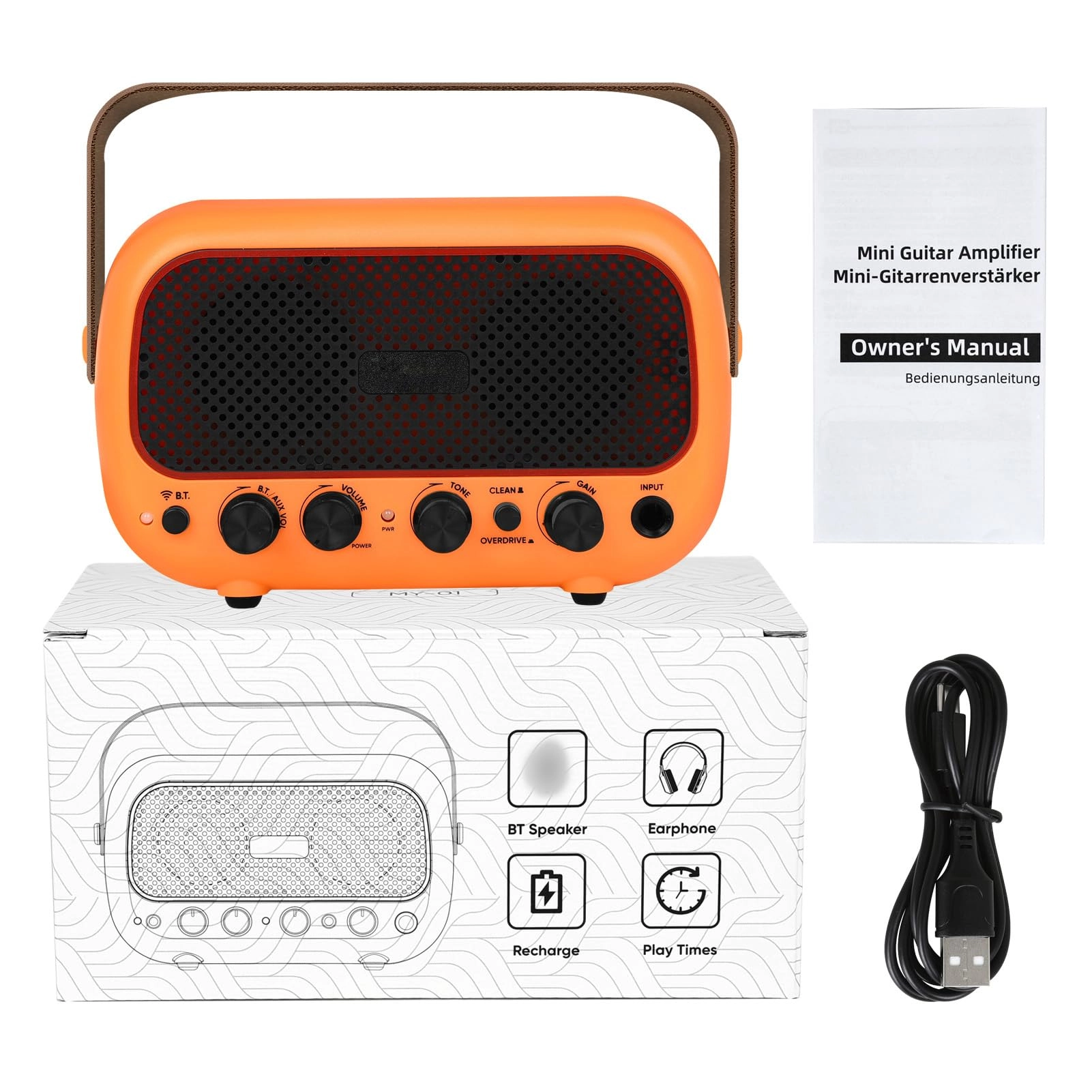 Eacam Electric Guitar Amp - 10W 3.7V/2000mAh