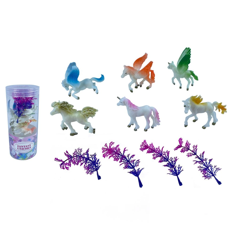 Pegasus and Unicorn Toy Set - (34212842-KZ956_008E) 10 pcs