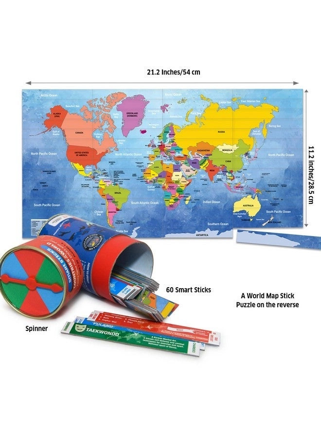 Smart Sticks + World Map Puzzle