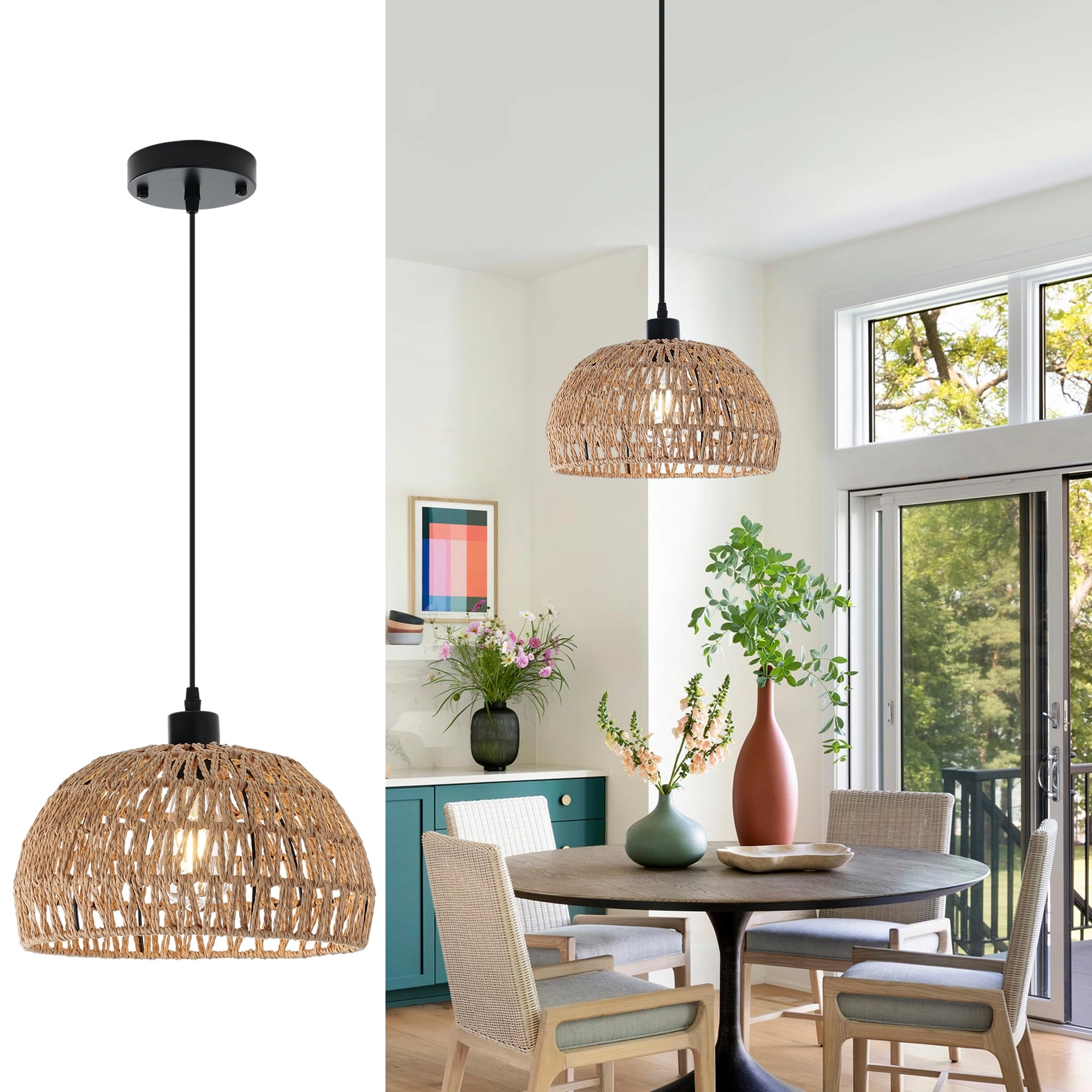 Garwarm Rattan Lamp - Pendant 31cm