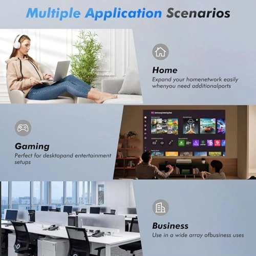 PoE to USB C Switch - 60W 1 Ethernet Port 802.3af/at 1000 Megabits Per Second
