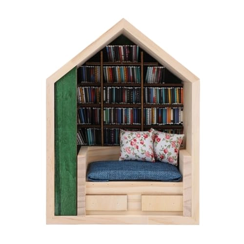 Anxiety Bookshelf - Pine Wood