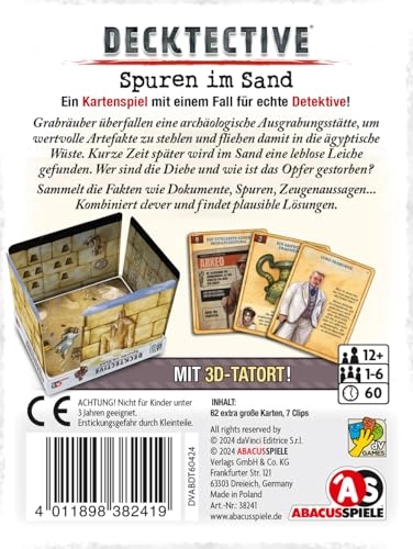 Decktective: Traces in the Sand - Cooperative Card Game (German)