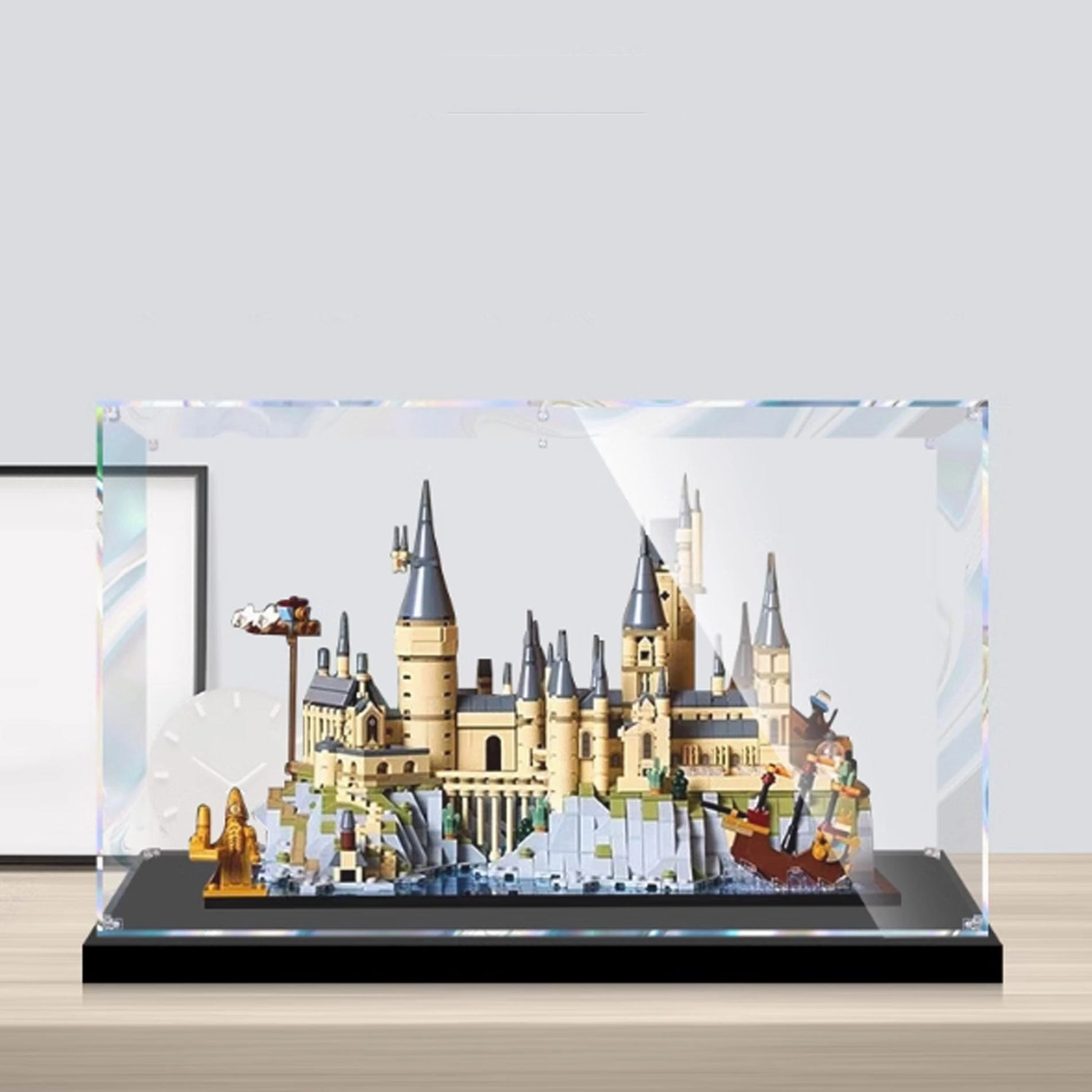 YUANZITIAN Acrylic Display Case for LEGO 76419 Castle Model - 2mm