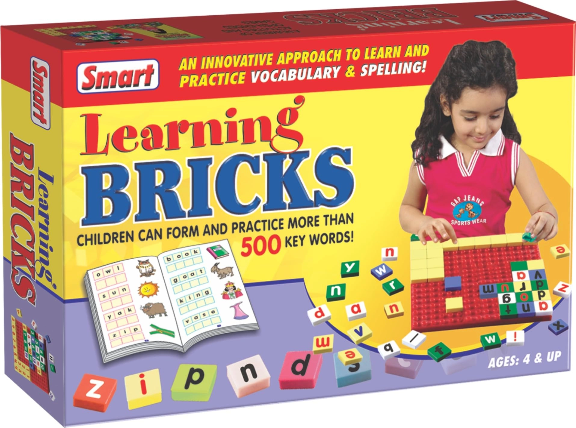 Creative's Smart Learning Bricks Alphabet - 4 years and up 50 pieces