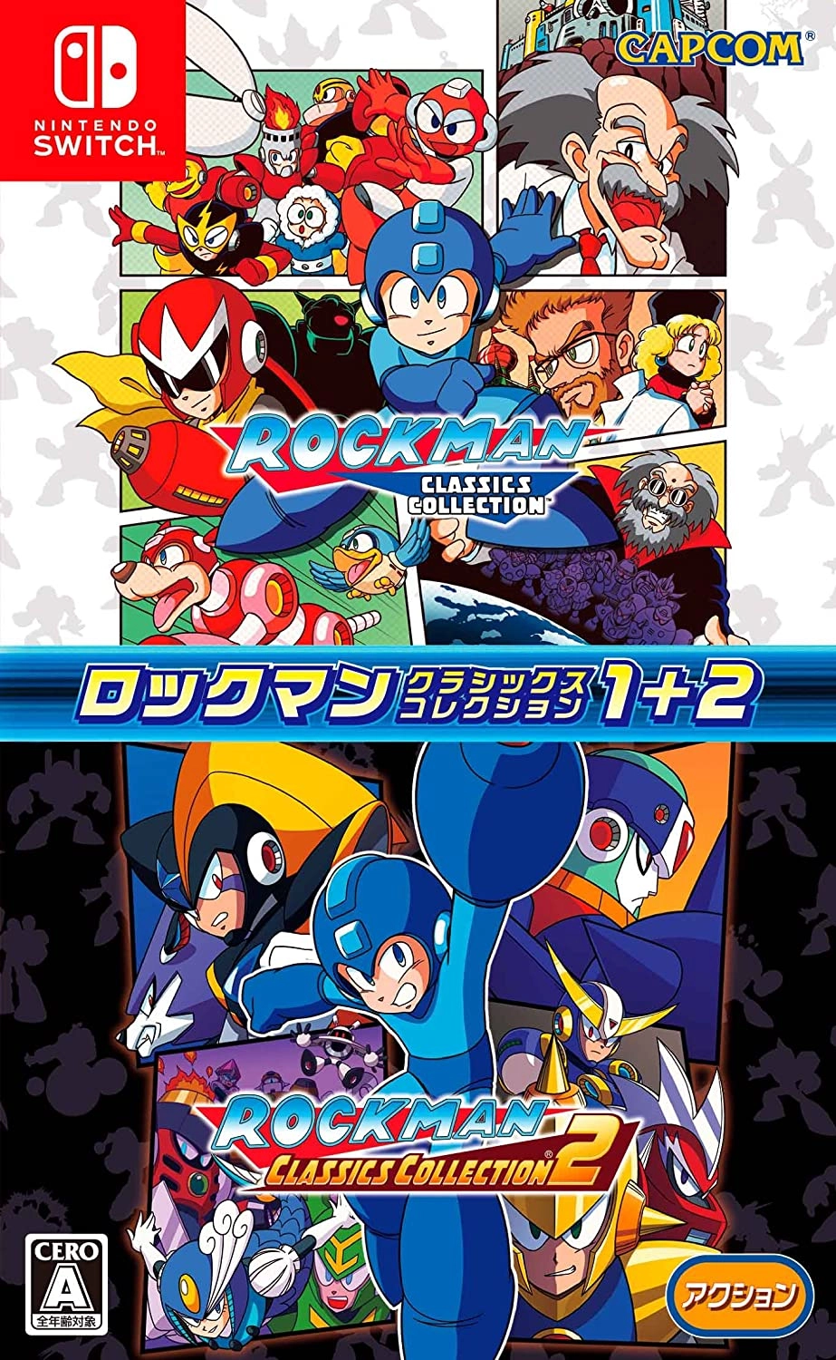 Nintendo Rockman Classics Collection 1 + Rockman Classics Collection 2