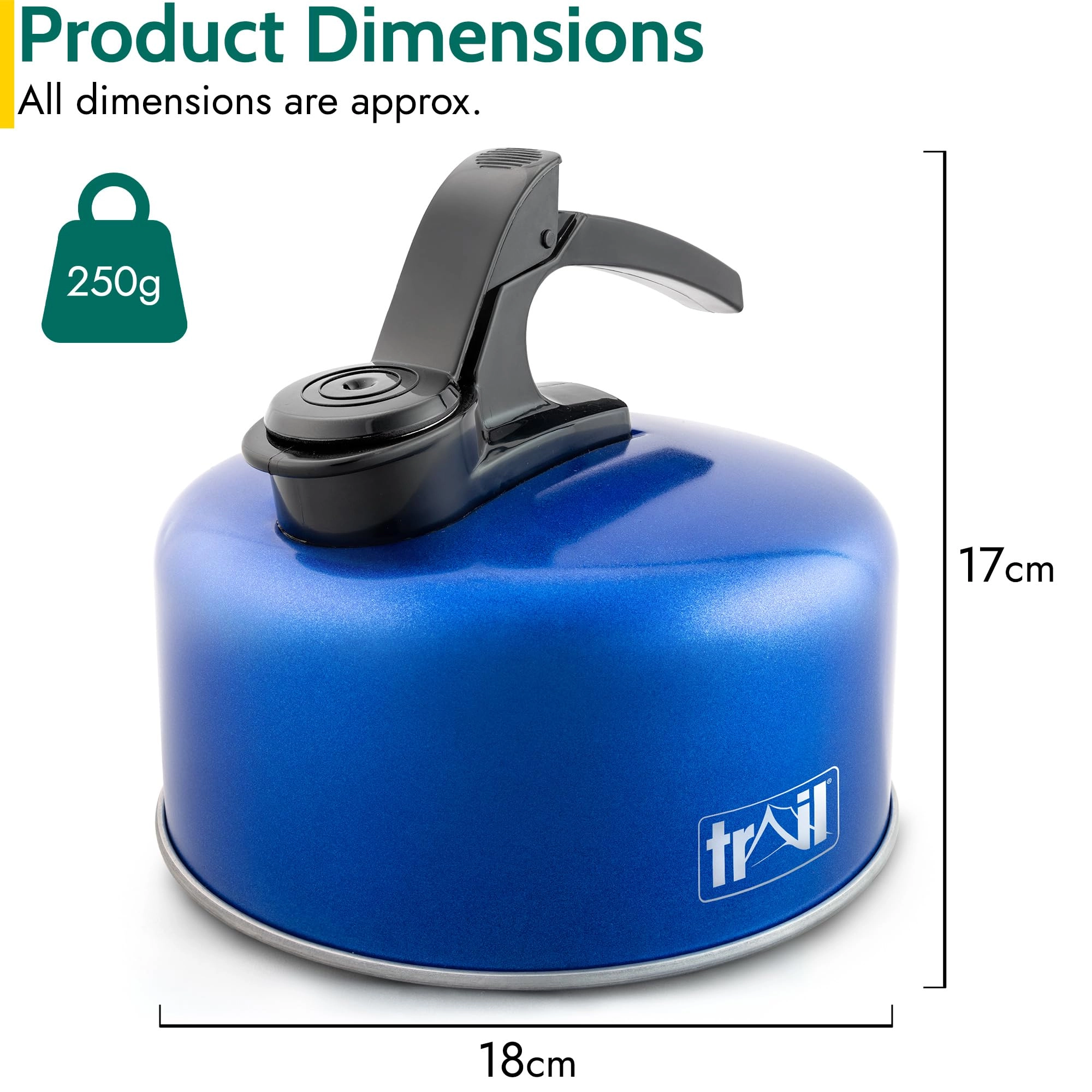 Whistling Kettle - 1.0 count 2 Litres