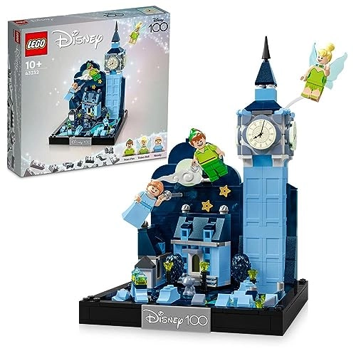 Disney Peter Pan & Wendy's Flight over London (43232) - Glow-in-the-Dark Big Ben Skyline Diorama