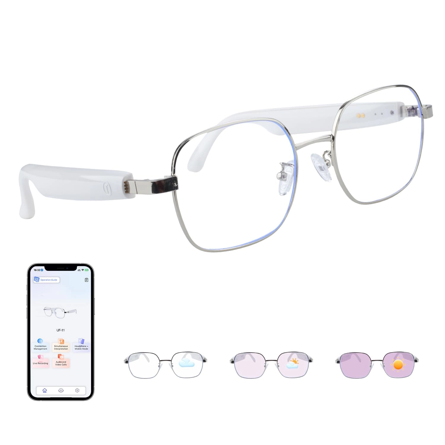 GS03 - 160+ Languages Photochromic Lenses