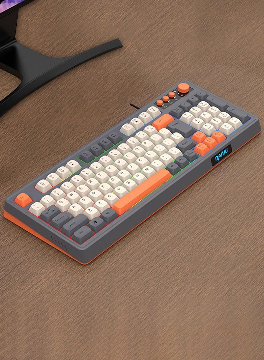 RAIKU 98-Key Wired Keyboard - EN Wired