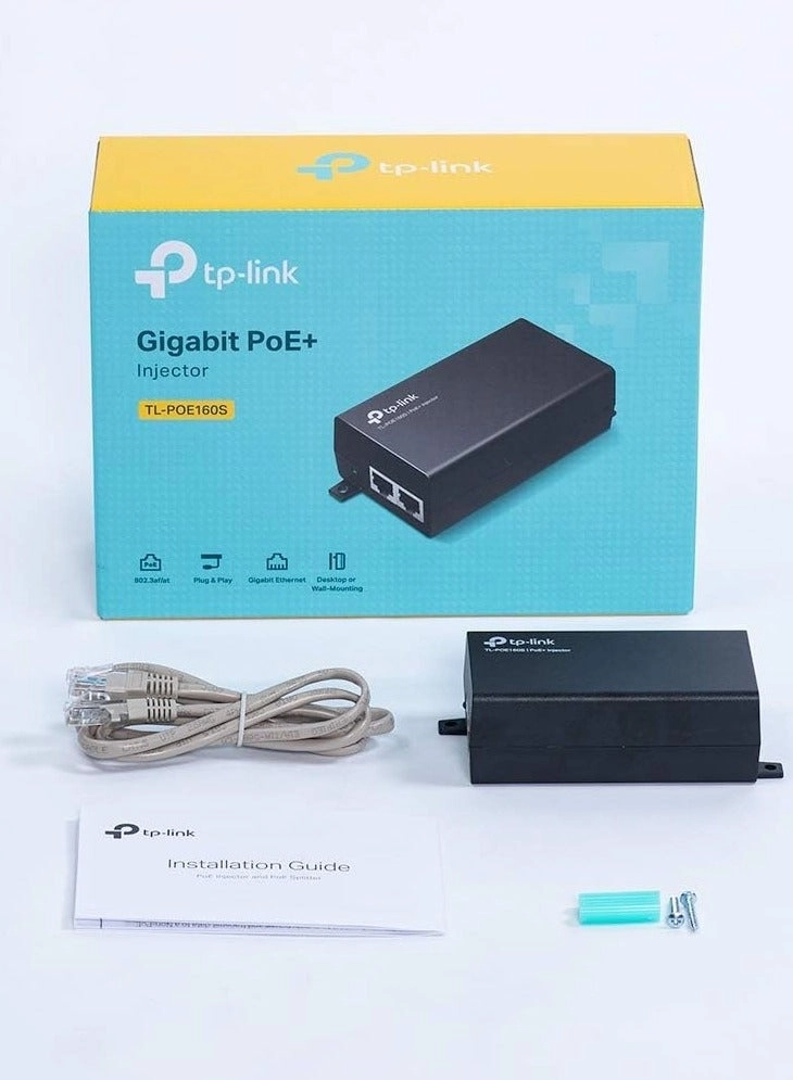 Gigabit PoE Injector - 30W 1 802.3at/af Gigabit